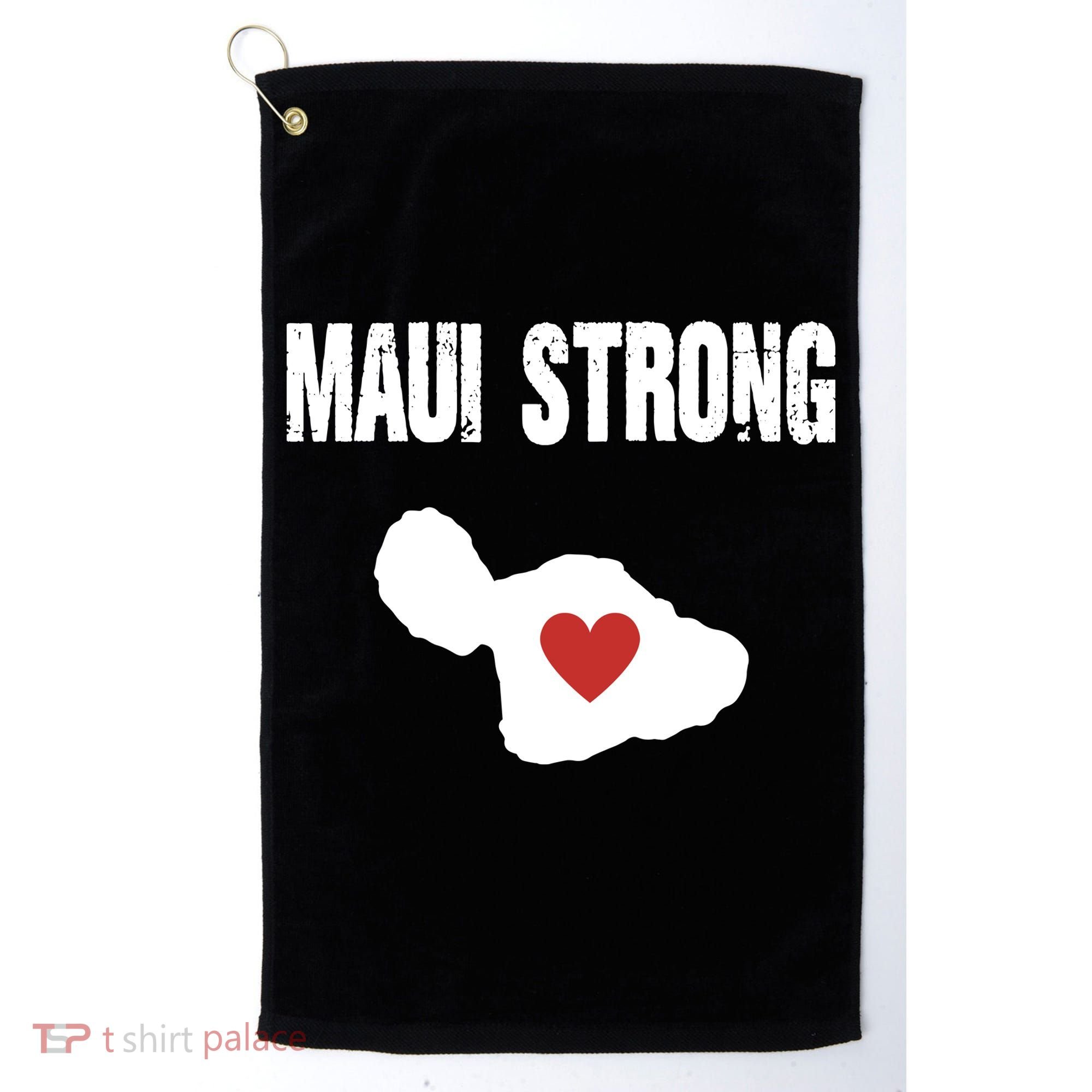 Maui Strong Love Hawaii Golf Towel