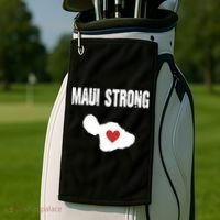 Maui Strong Love Hawaii Golf Towel thumb 2
