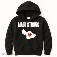 Maui Strong Love Hawaii Kids Hoodie thumb 0