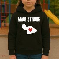 Maui Strong Love Hawaii Kids Hoodie thumb 3