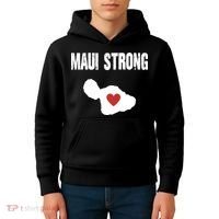 Maui Strong Love Hawaii Kids Hoodie thumb 4