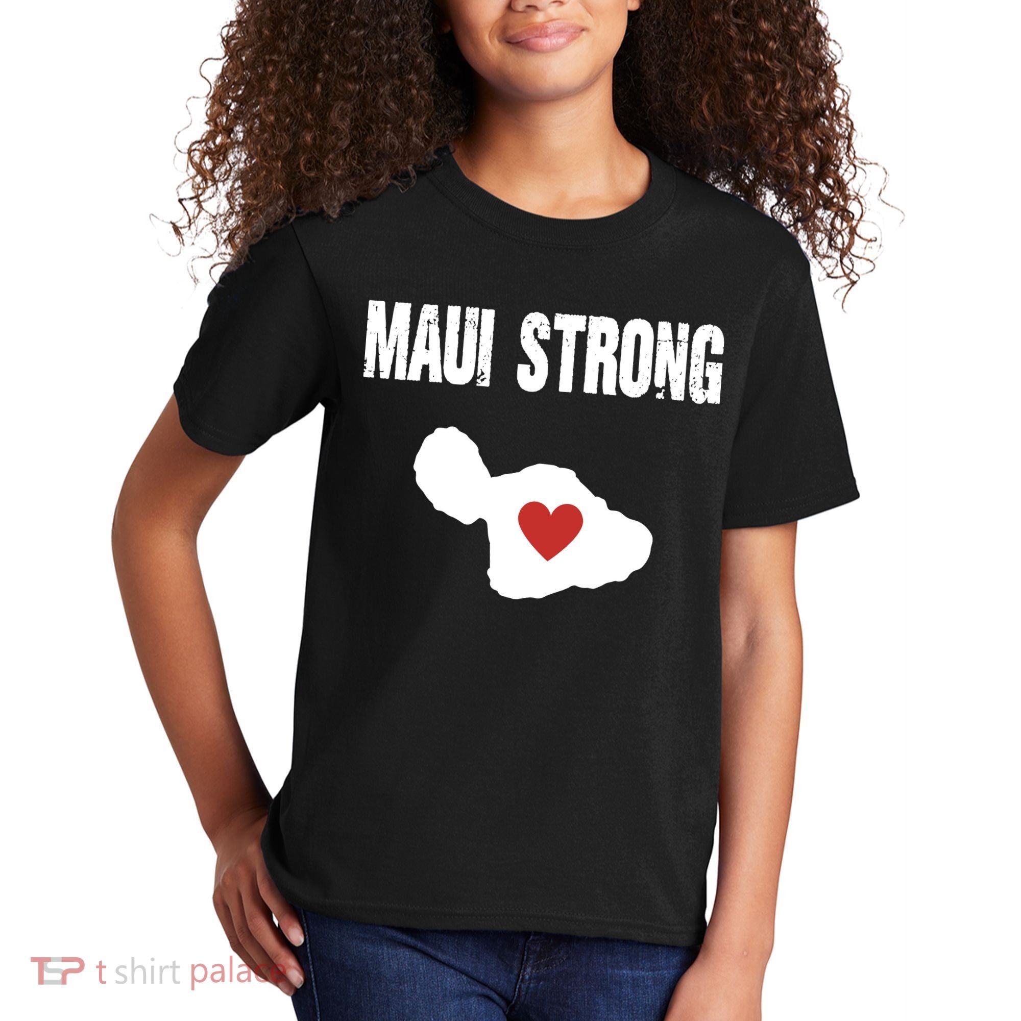 Maui Strong Love Hawaii Kids T-Shirt