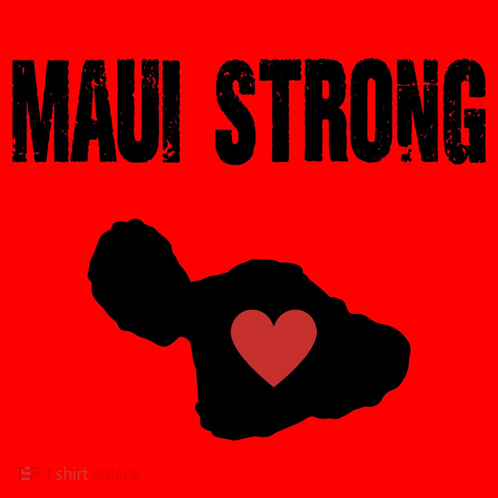 Maui Strong Love Hawaii Santa Hat