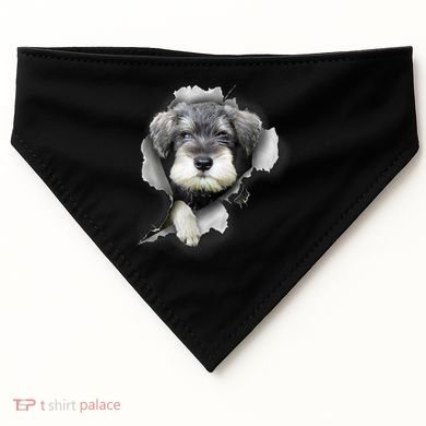 Mini Schnauzer Miniature Schnauzer Funny Schnauzer USA-Made Doggie Bandana