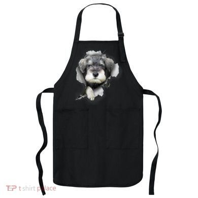 Mini Schnauzer Miniature Schnauzer Funny Schnauzer Apron