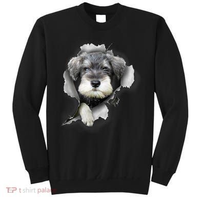 Mini Schnauzer Miniature Schnauzer Funny Schnauzer Sweatshirt