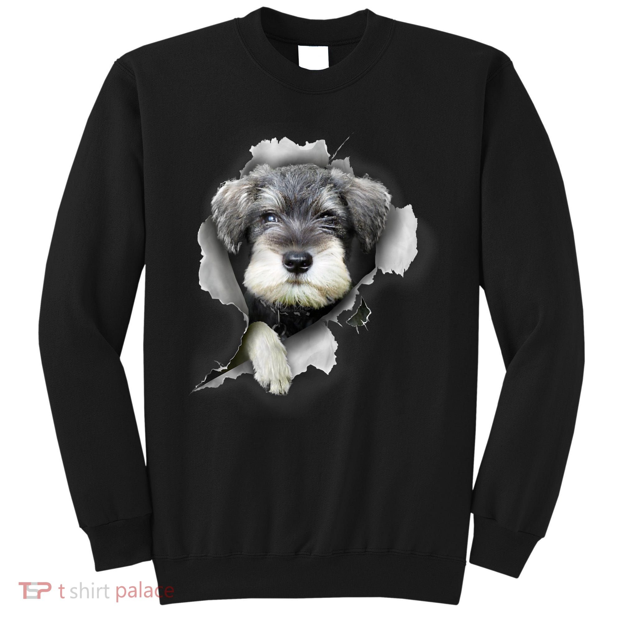 Mini Schnauzer Miniature Schnauzer Funny Schnauzer Sweatshirt