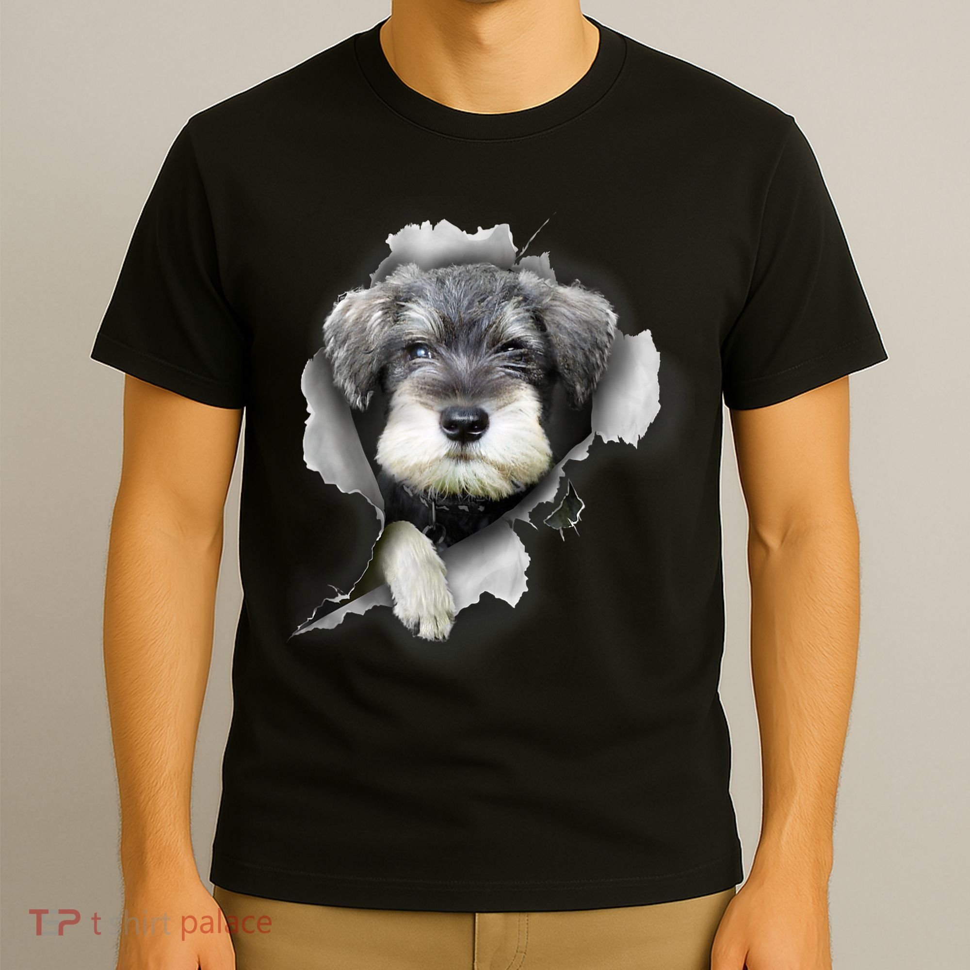 Mini Schnauzer Miniature Schnauzer Funny Schnauzer T-Shirt