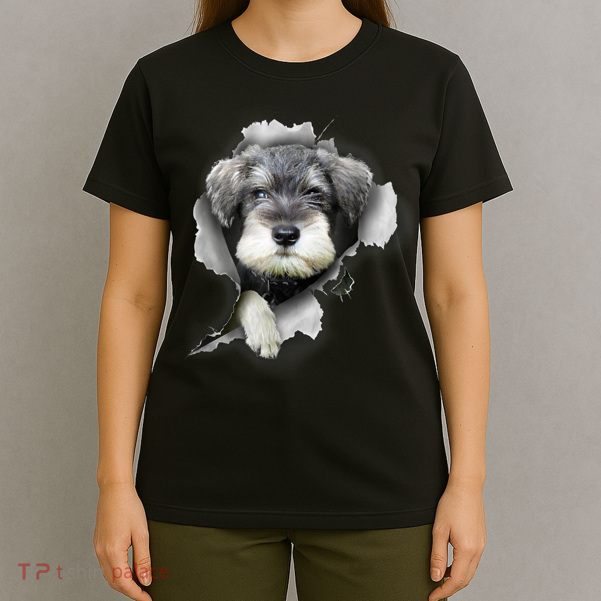 Mini Schnauzer Miniature Schnauzer Funny Schnauzer T-Shirt