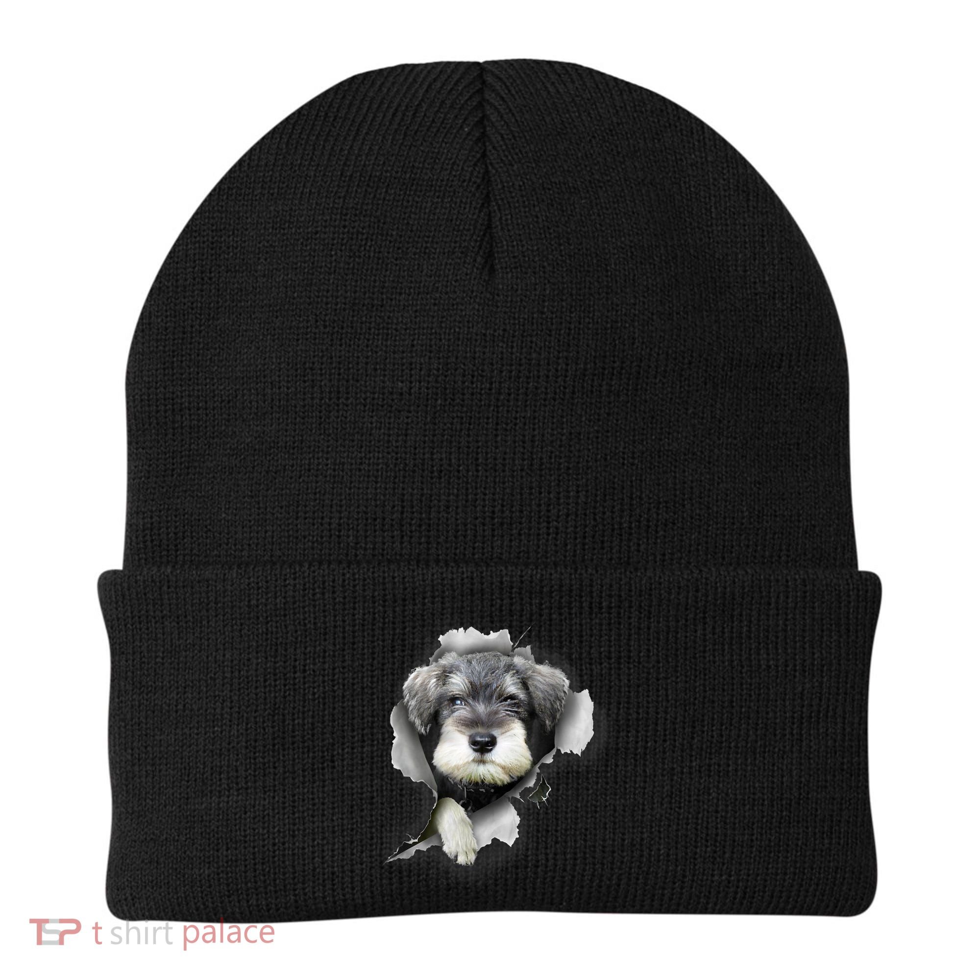 Mini Schnauzer Miniature Schnauzer Funny Schnauzer Beanie