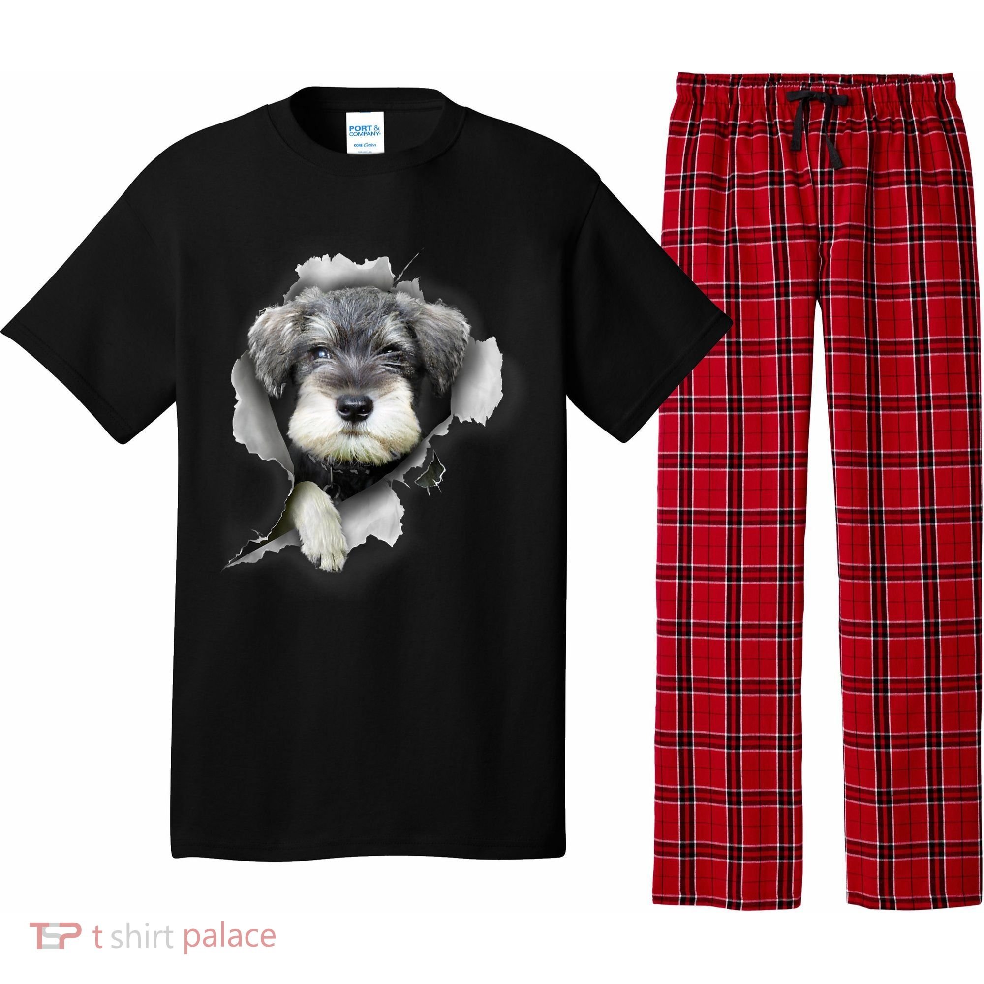 Mini Schnauzer Miniature Schnauzer Funny Schnauzer Pajama Set