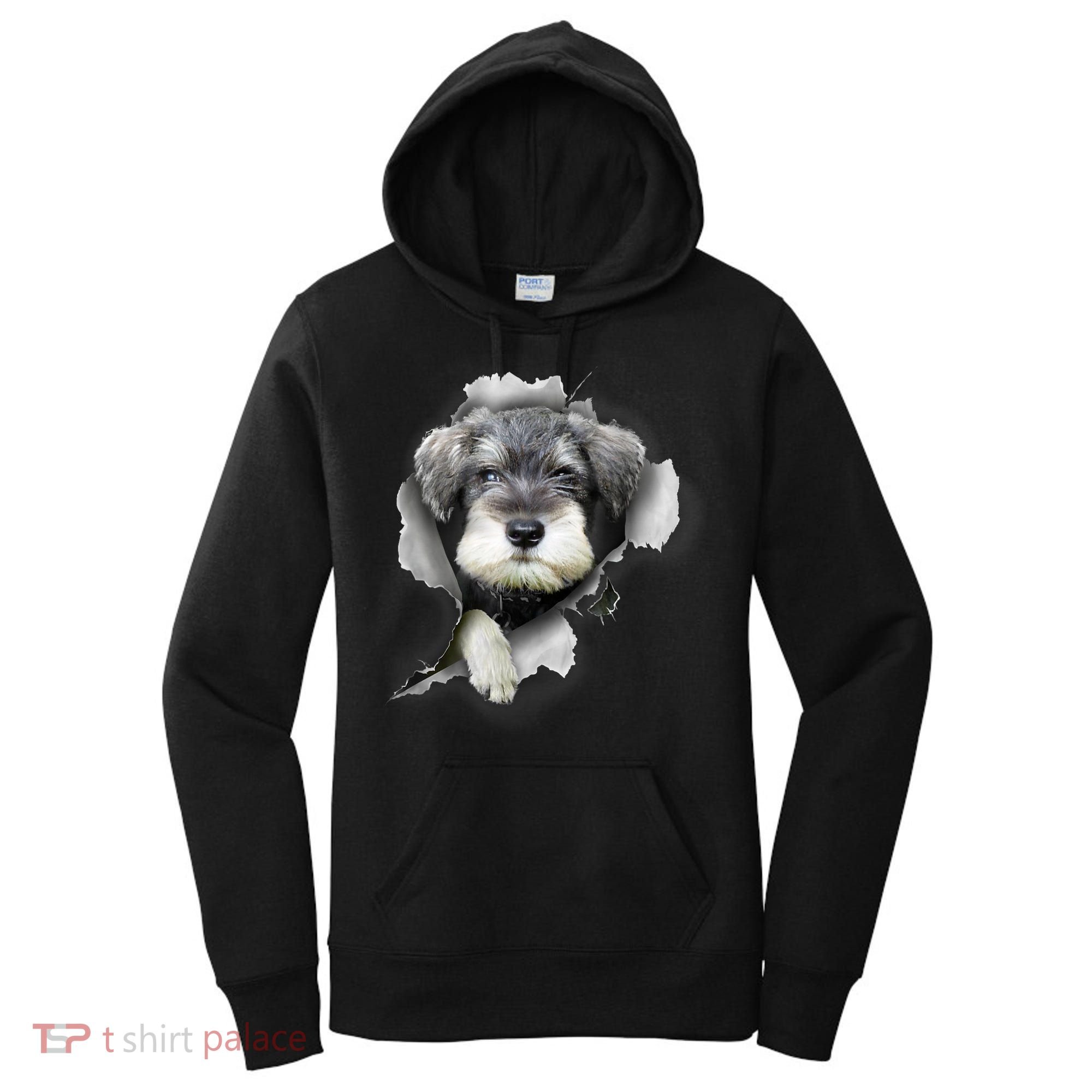 Mini Schnauzer Miniature Schnauzer Funny Schnauzer Women's Hoodie