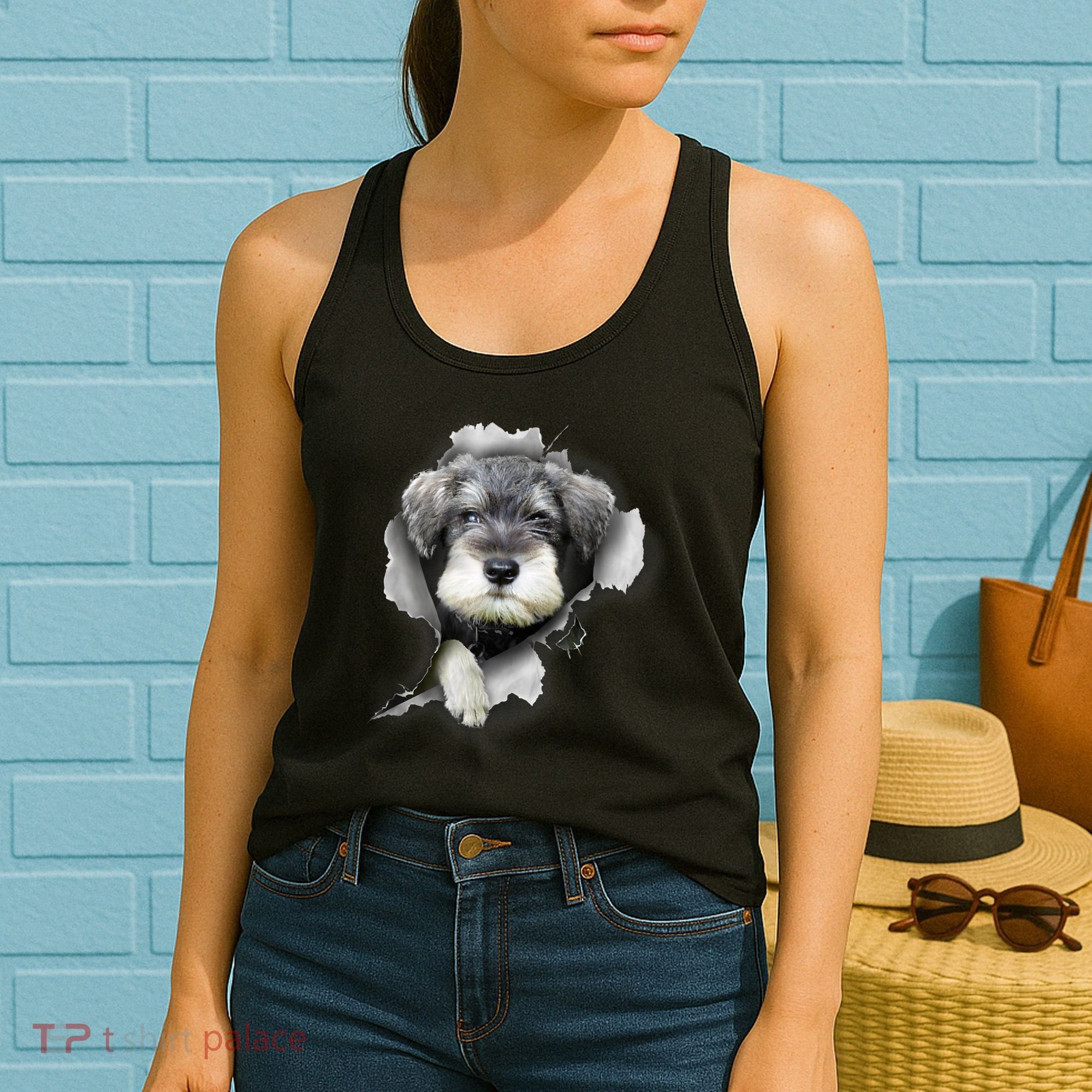 Mini Schnauzer Miniature Schnauzer Funny Schnauzer Women's Tank Top