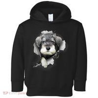 Mini Schnauzer Miniature Schnauzer Funny Schnauzer Toddler Hoodie thumb 0
