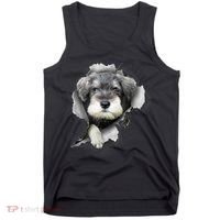 Mini Schnauzer Miniature Schnauzer Funny Schnauzer Tank Top thumb 0
