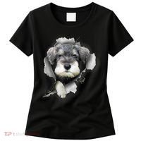 Mini Schnauzer Miniature Schnauzer Funny Schnauzer Women's T-Shirt thumb 0