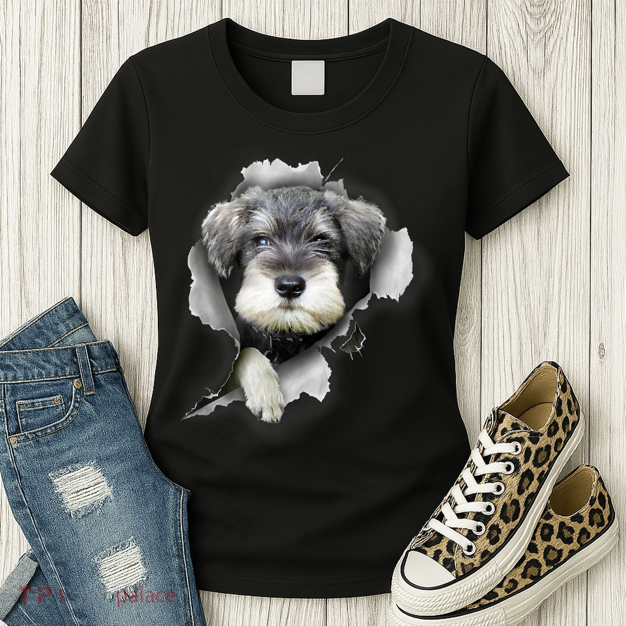 Mini Schnauzer Miniature Schnauzer Funny Schnauzer Women's T-Shirt
