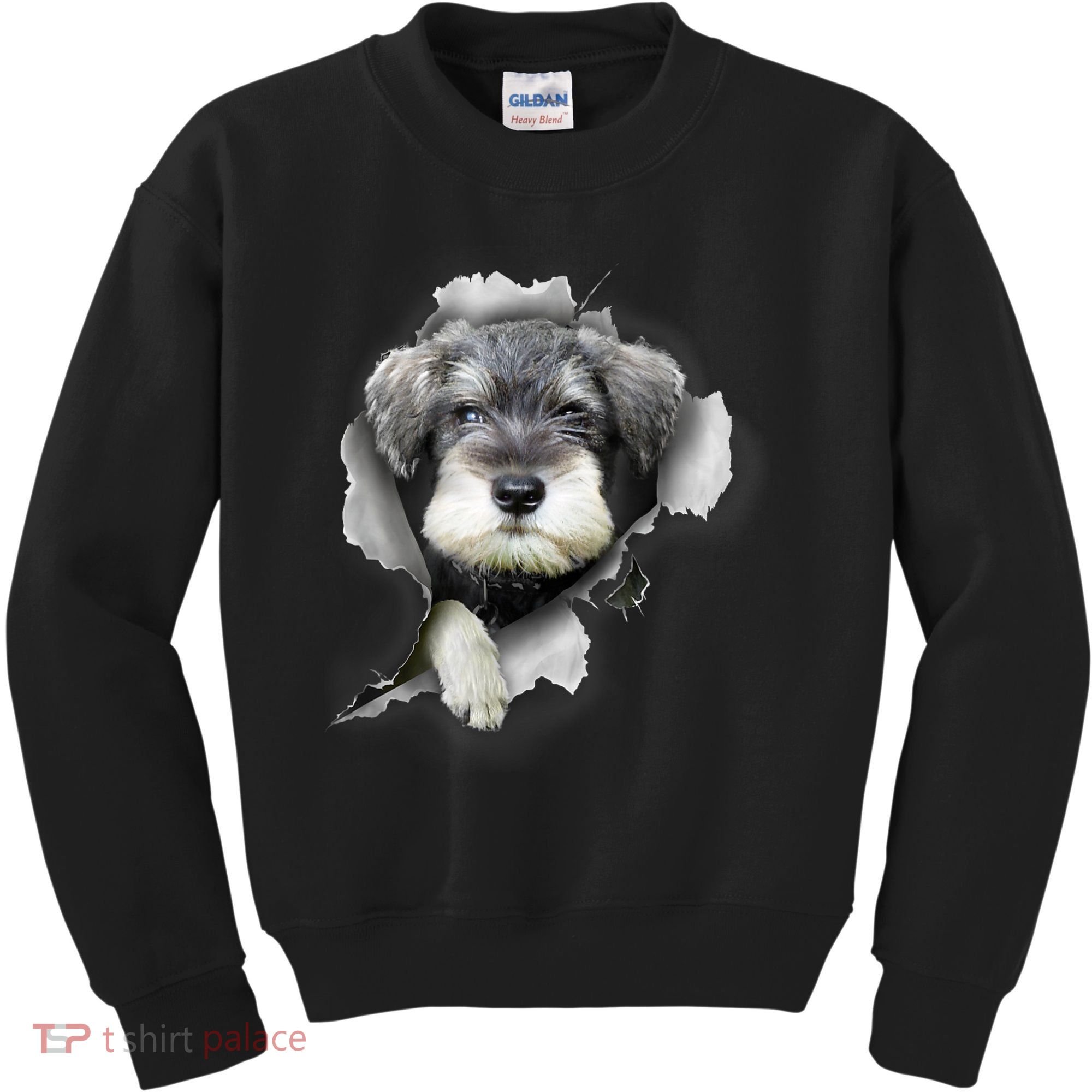 Mini Schnauzer Miniature Schnauzer Funny Schnauzer Kids Sweatshirt