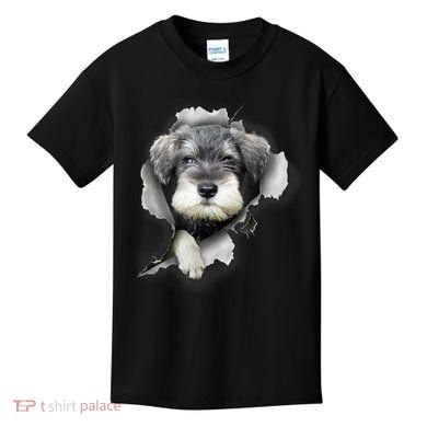 Mini Schnauzer Miniature Schnauzer Funny Schnauzer Kids T-Shirt