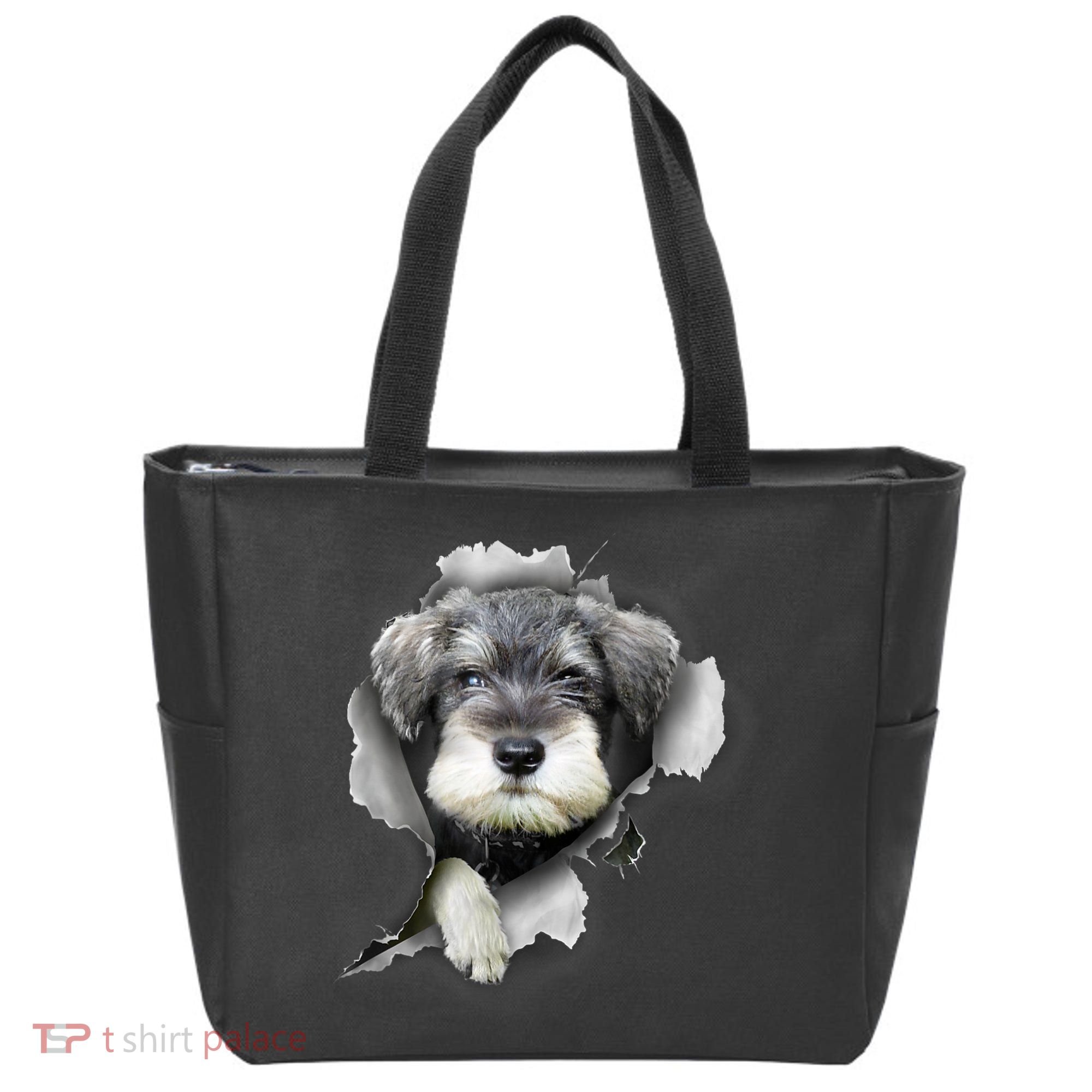 Mini Schnauzer Miniature Schnauzer Funny Schnauzer Tote Bag