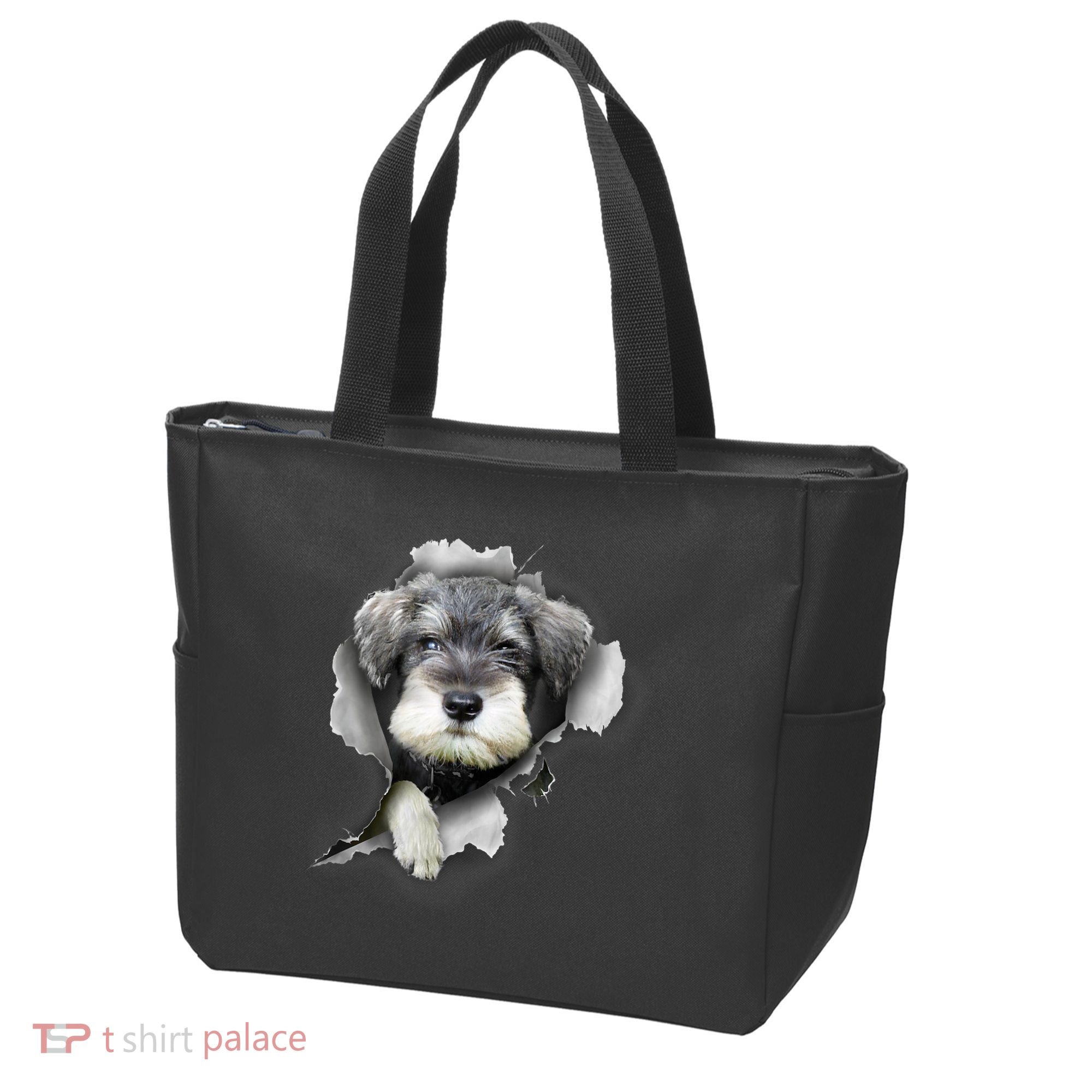 Mini Schnauzer Miniature Schnauzer Funny Schnauzer Tote Bag