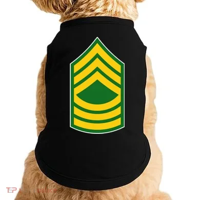 Master Sergeant Military Badge Doggie Tank