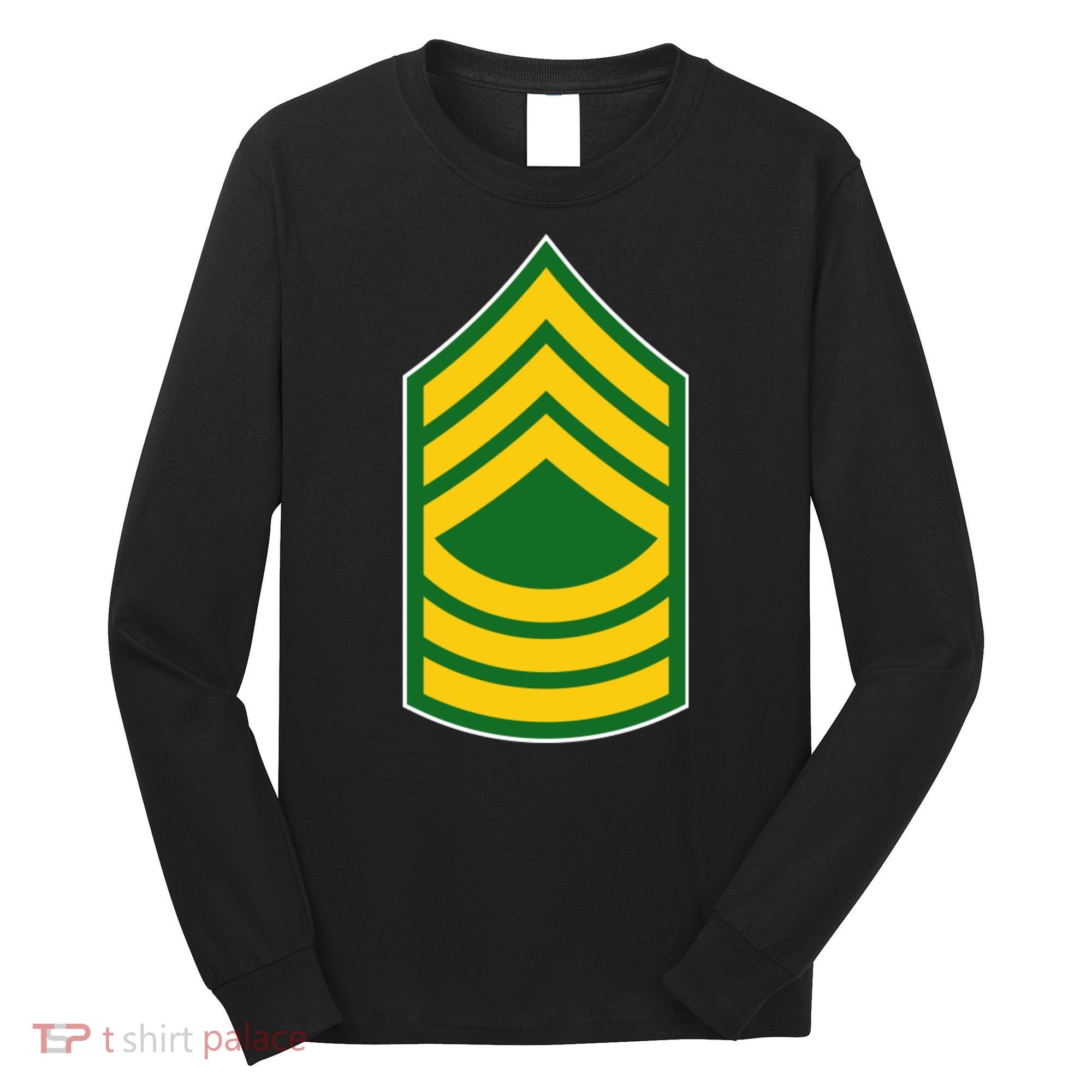 Master Sergeant Military Badge Long Sleeve Shirt