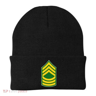 Master Sergeant Military Badge Beanie