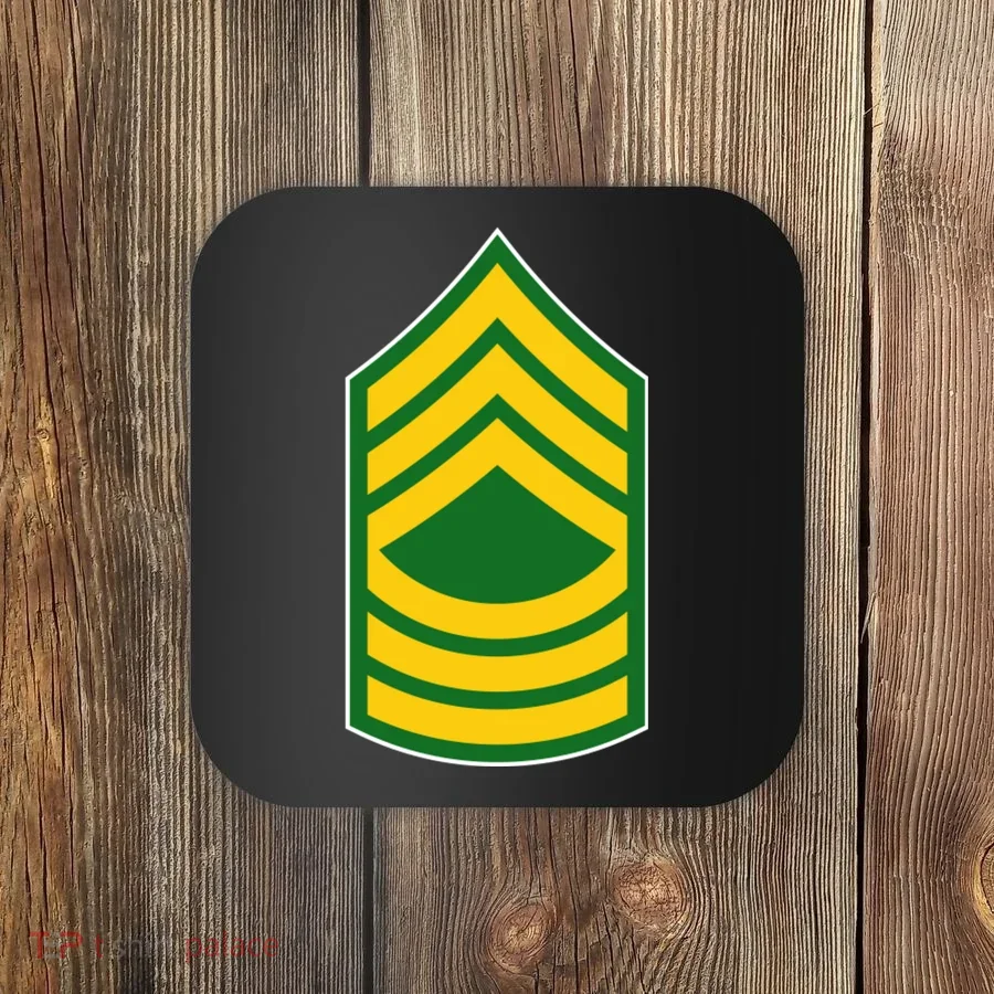 Master Sergeant Military Badge Coaster
