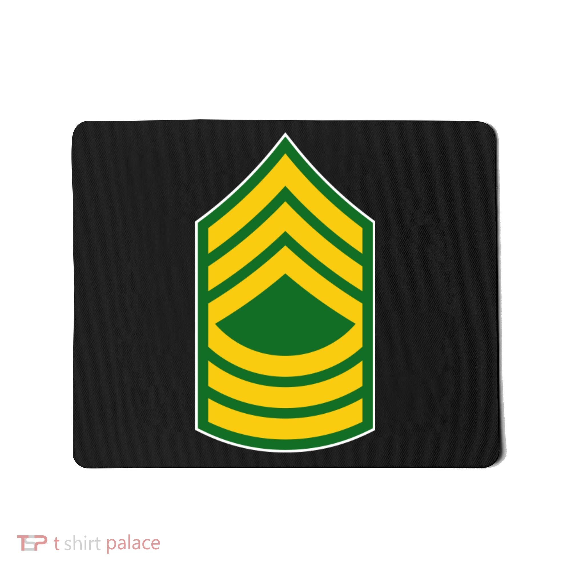 Master Sergeant Military Badge Mousepad