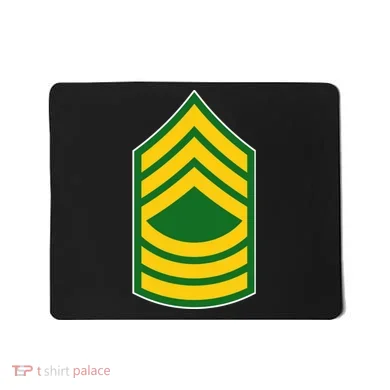 Master Sergeant Military Badge Mousepad