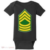 Master Sergeant Military Badge Baby Bodysuit thumb 0