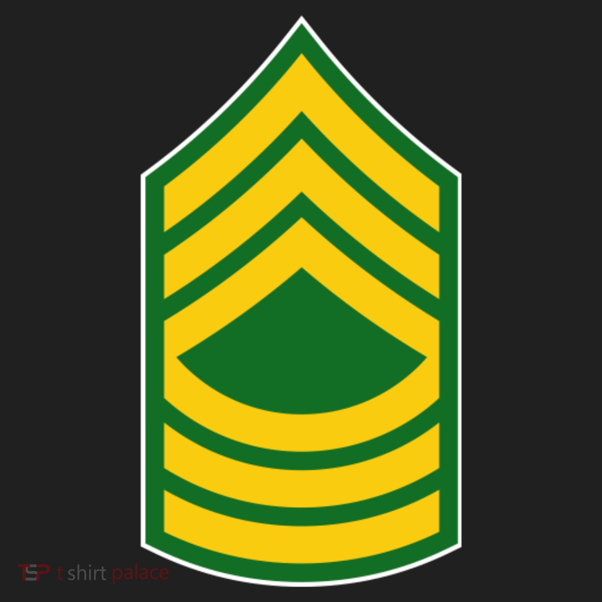Master Sergeant Military Badge Hat