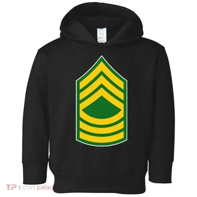 Master Sergeant Military Badge Toddler Hoodie
