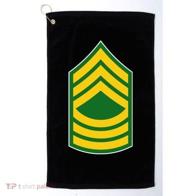 Master Sergeant Military Badge Golf Towel