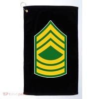 Master Sergeant Military Badge Golf Towel thumb 0