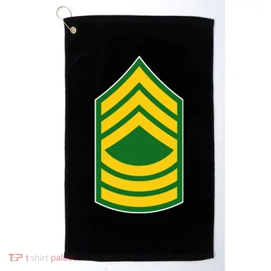 Master Sergeant Military Badge Golf Towel