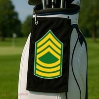 Master Sergeant Military Badge Golf Towel thumb 2