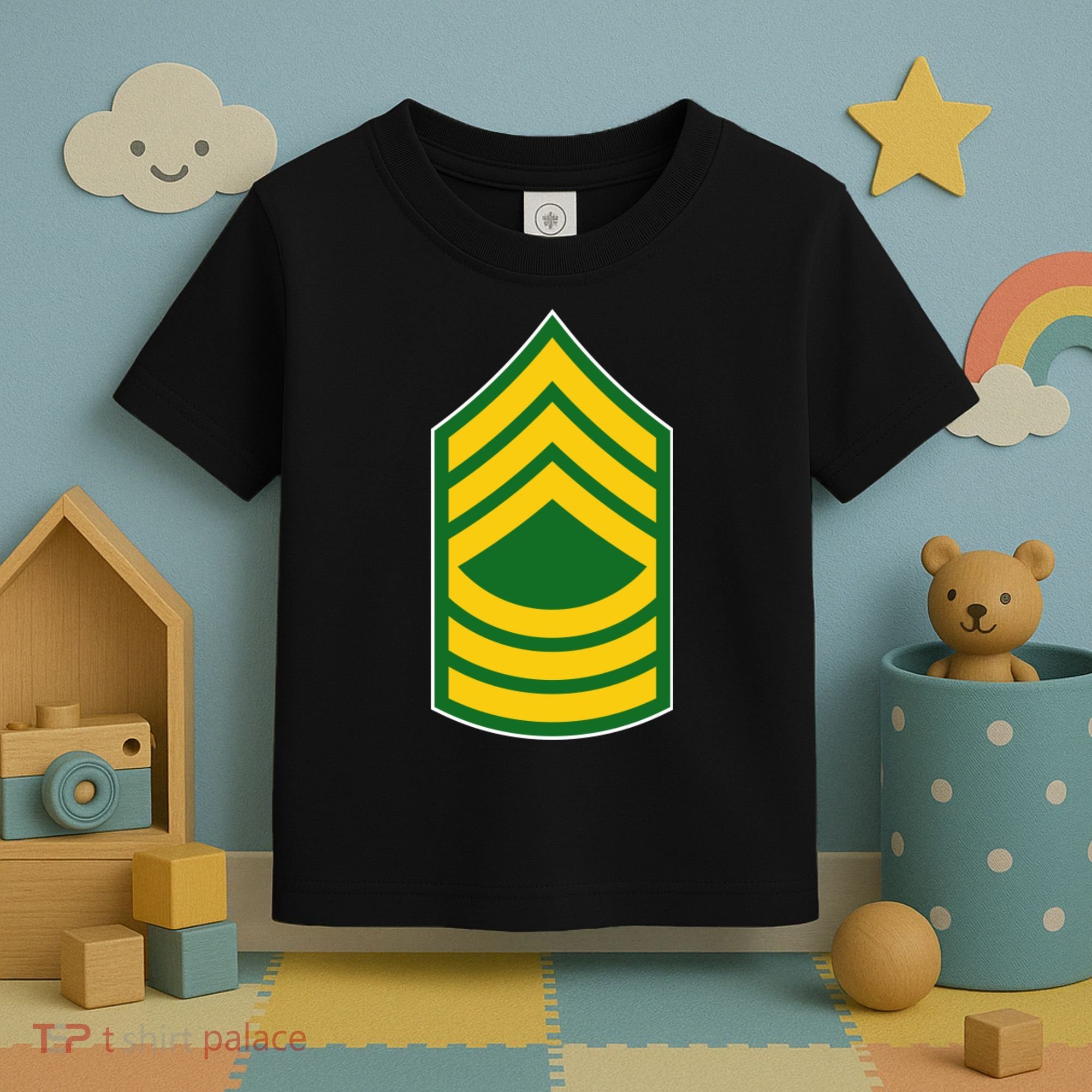Master Sergeant Military Badge Toddler T-Shirt