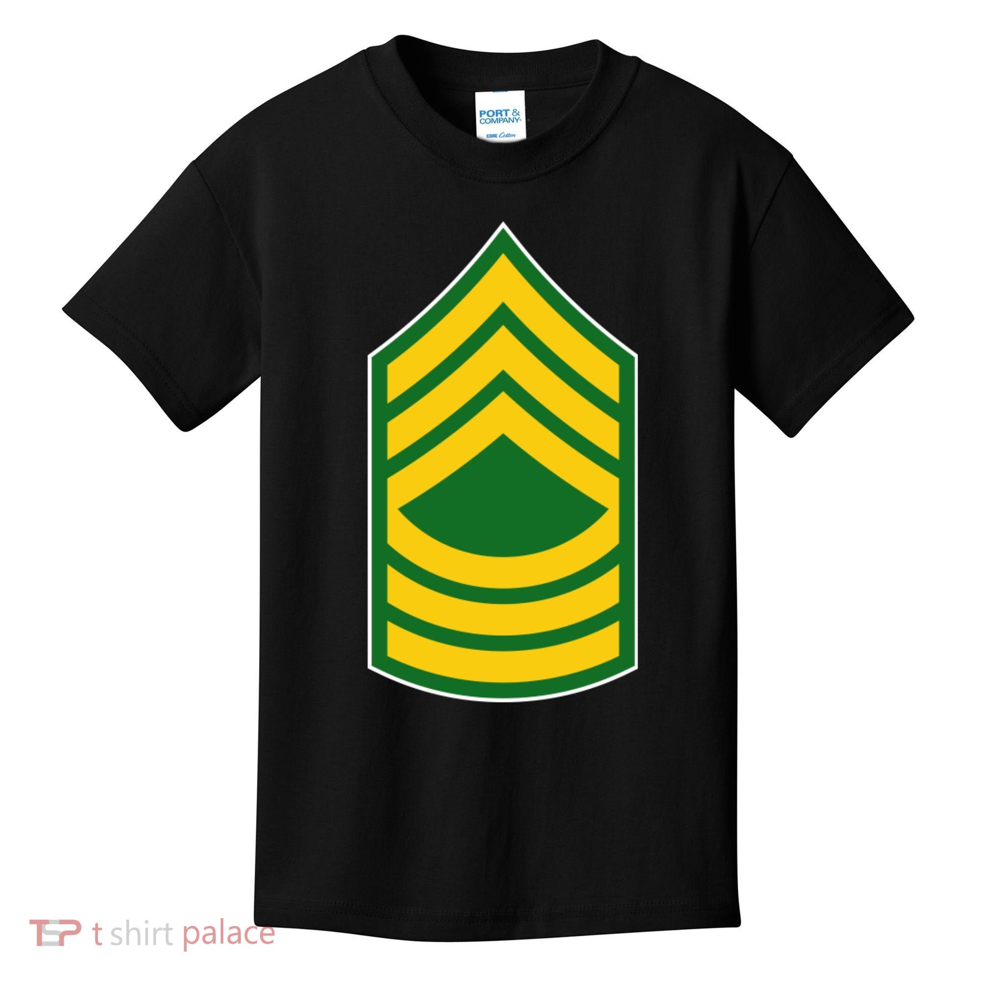 Master Sergeant Military Badge Kids T-Shirt