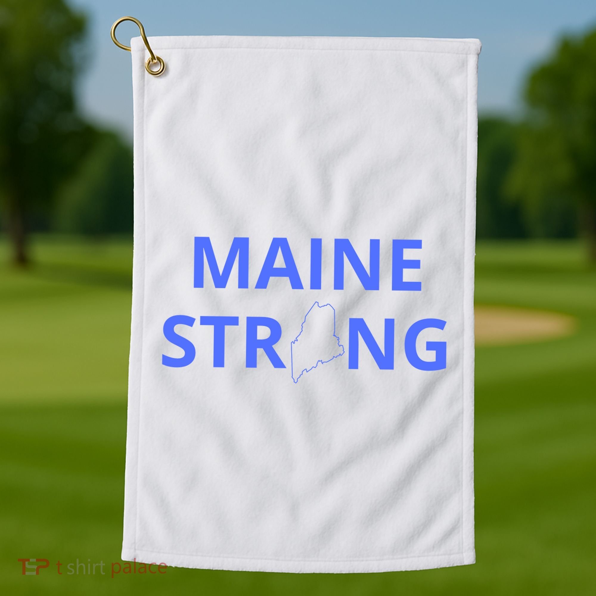 Maine Strong Golf Towel