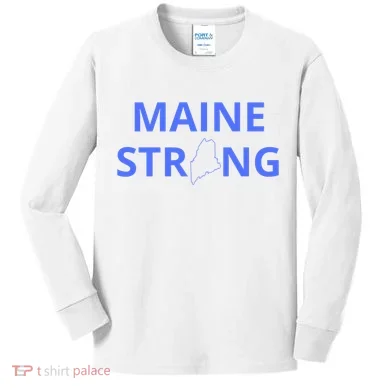 Maine Strong Kids Long Sleeve Shirt