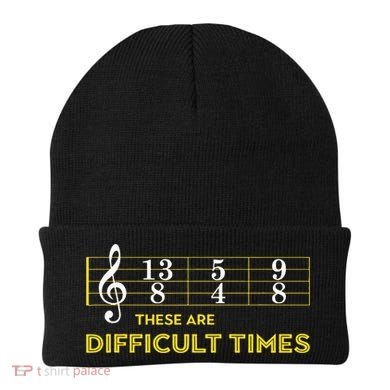 Musician Sheet Music These Are Difficult Times Beanie