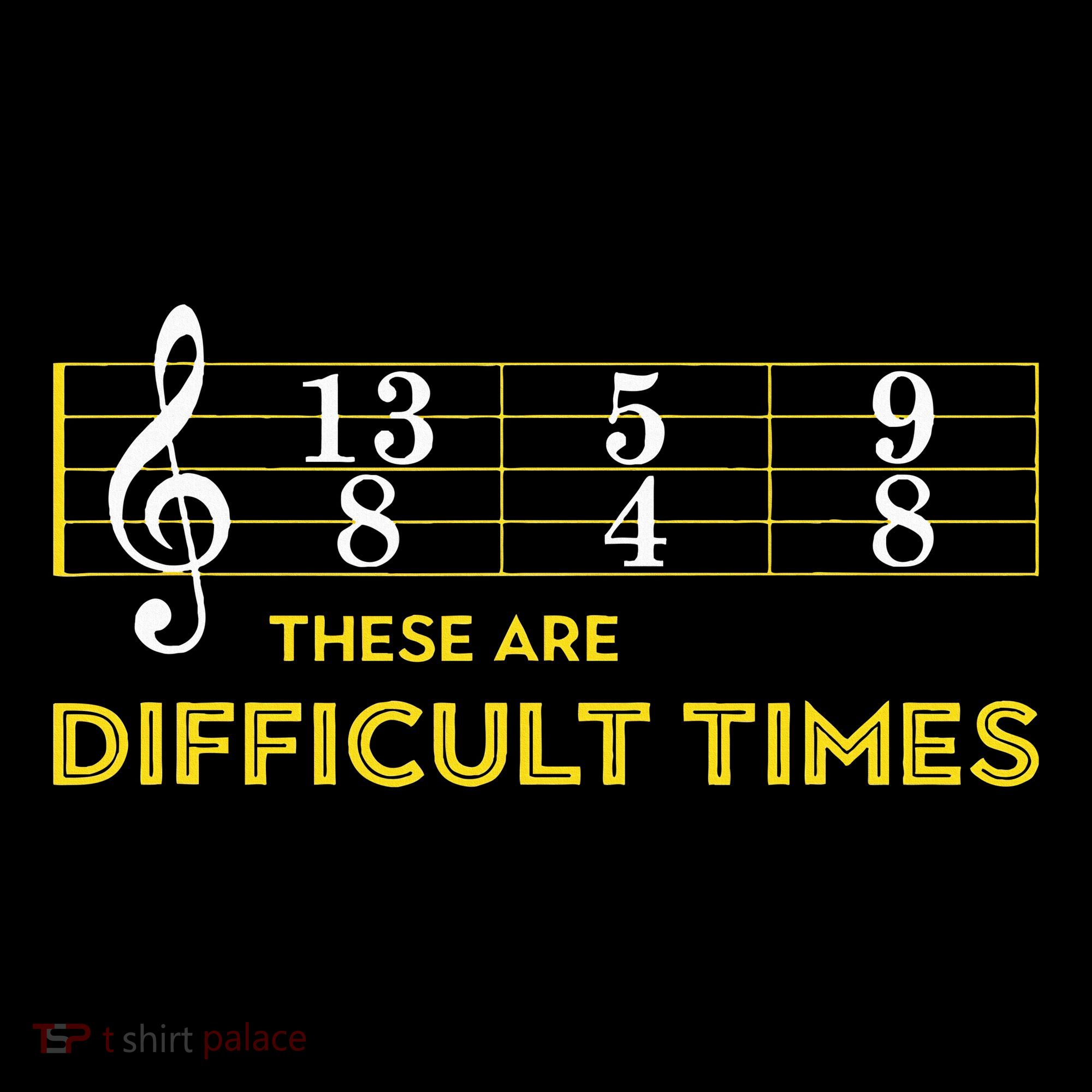 Musician Sheet Music These Are Difficult Times Coaster
