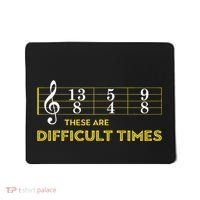 Musician Sheet Music These Are Difficult Times Mousepad thumb 0