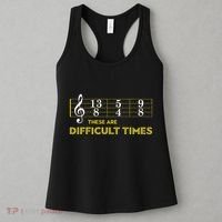 Musician Sheet Music These Are Difficult Times Women's Tank Top thumb 3