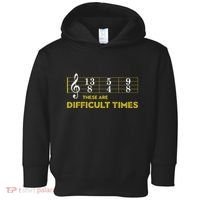 Musician Sheet Music These Are Difficult Times Toddler Hoodie thumb 0