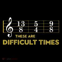 Musician Sheet Music These Are Difficult Times Tank Top thumb 6