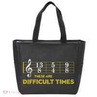 Musician Sheet Music These Are Difficult Times Tote Bag thumb 0