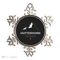 Matterhorn Switzerland Mountains Rockclimbing Hiking Ornament thumb 0
